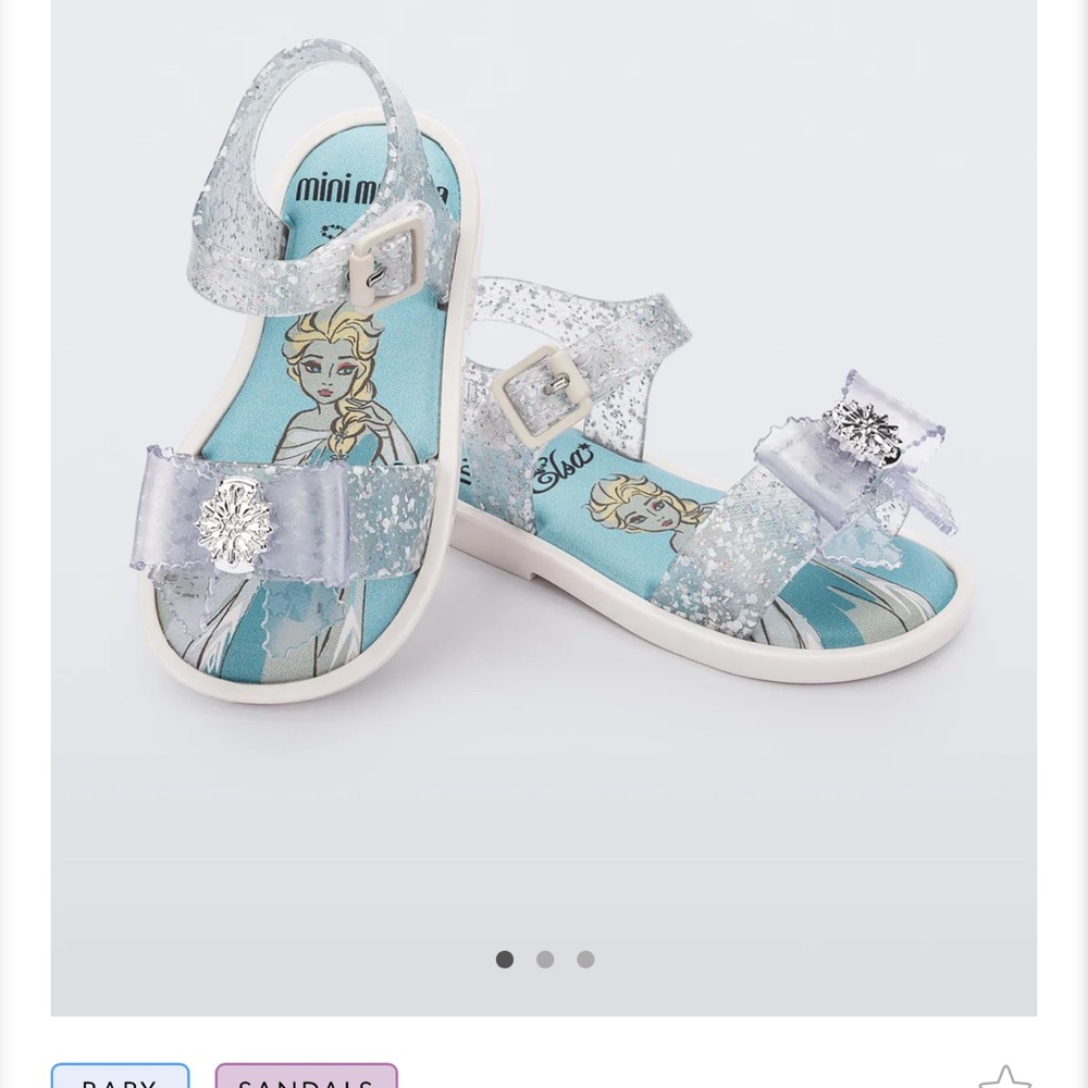 Mini Melissa Jump Sandal- Frozen